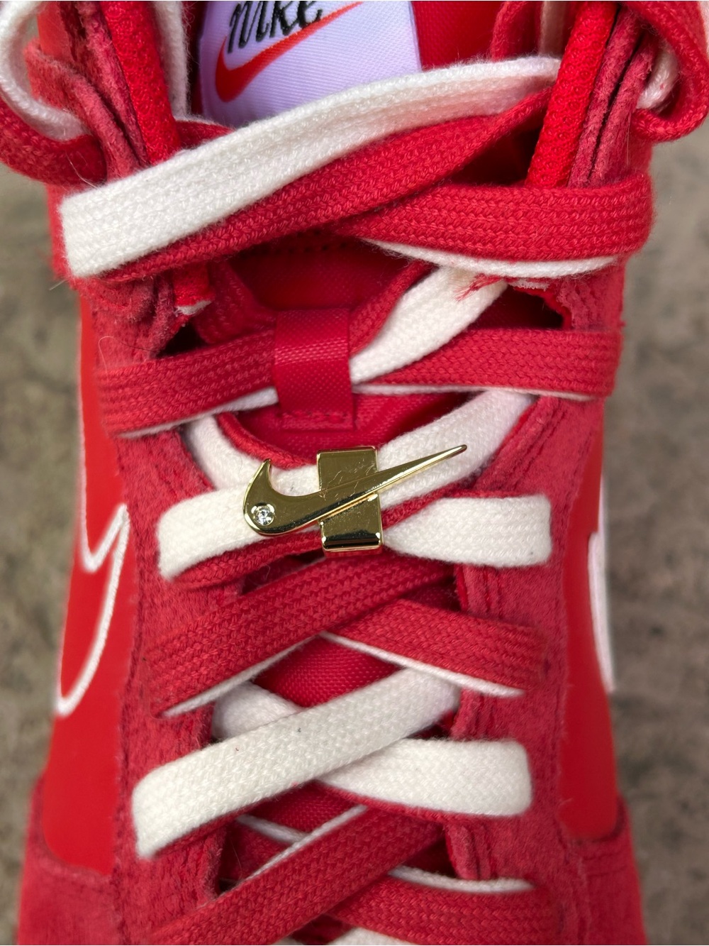 NIKE Dunk High SE 'First Use Pack - University Red'-Women’s size 9.5 (Men’s 8) - Picture 7 of 9